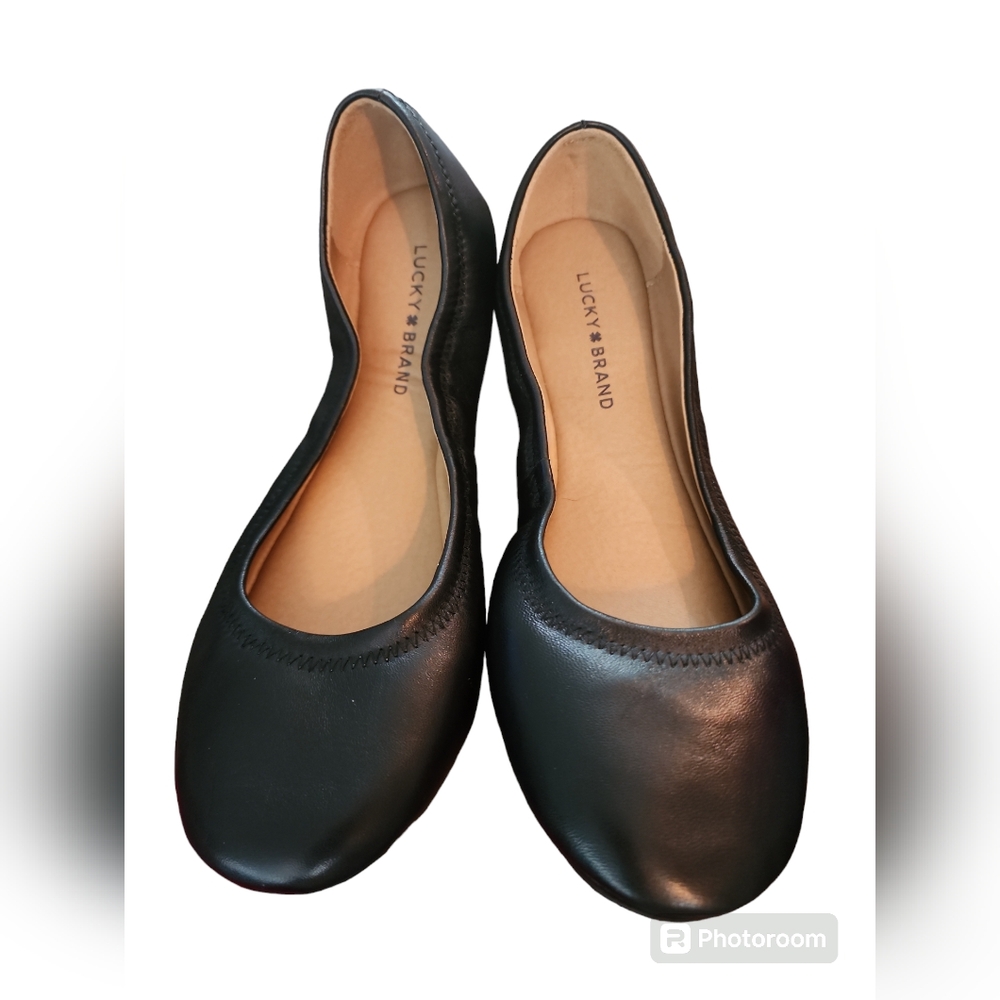 Lucky Brand Black Flats NWOB - Picture 9 of 9